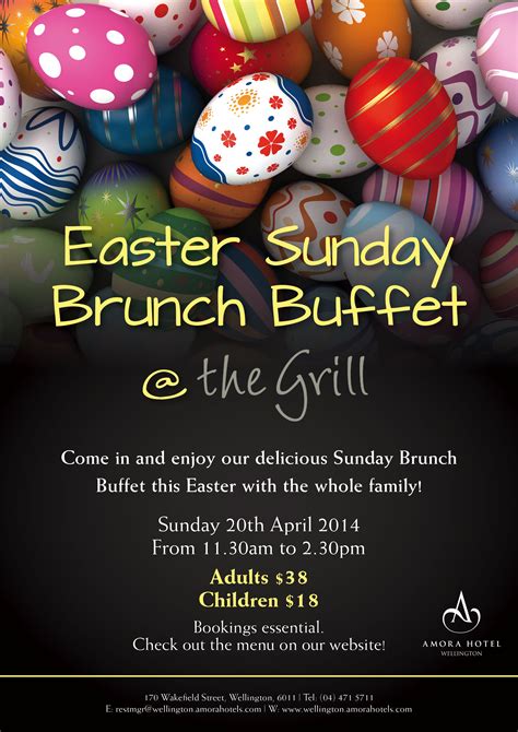 Easter Sunday Brunch Buffet .